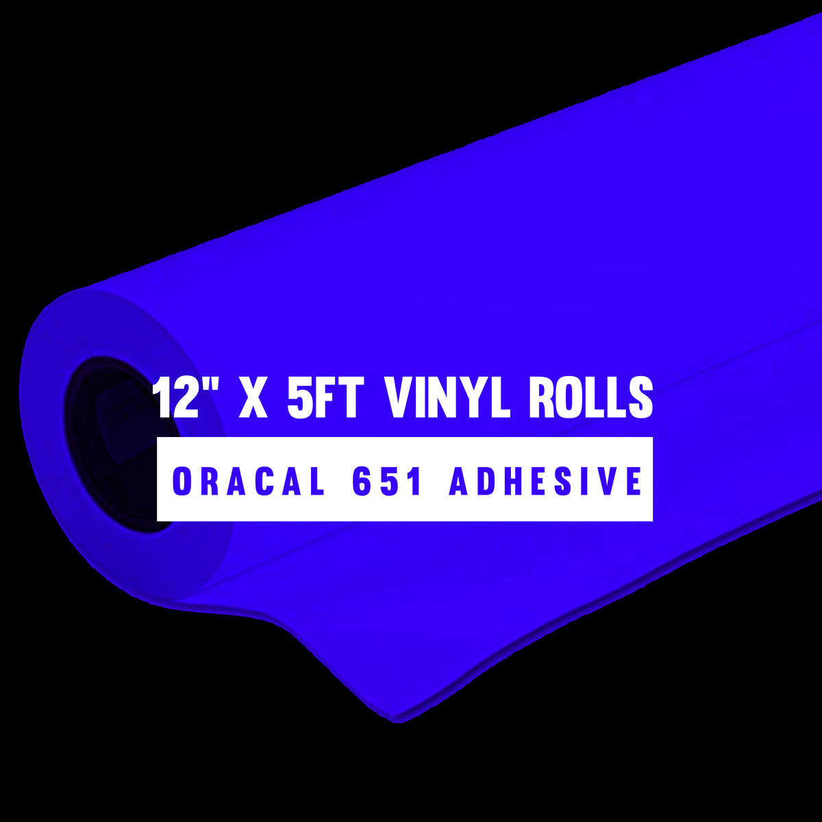 Permanent Adhesive Vinyl Roll - 12x5 ft (35 Colors), Light Yellow